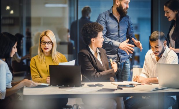 Collaboration solutions for IT services, with high tech audio visual solutions